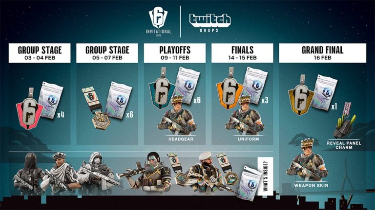 BLAST R6 Season Kickoff 2026 : guide des Twitch Drops Rainbow Six Siege avec les packs Esports gratuits
