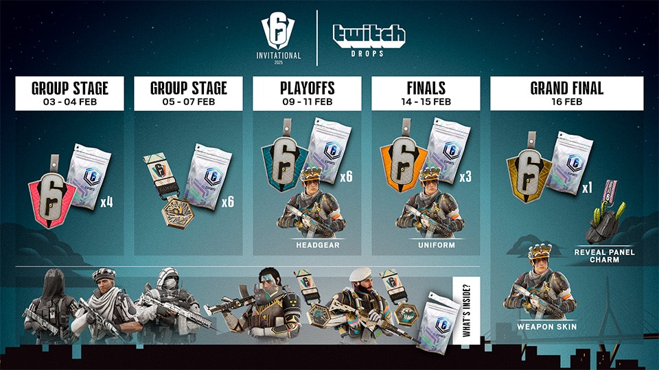 BLAST R6 Season Kickoff 2026 : guide des Twitch Drops Rainbow Six Siege avec les packs Esports gratuits
