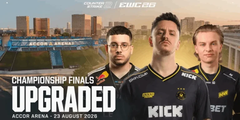 EWC 2026 : la finale CS2 déplacée à l’Accor Arena le 23 août