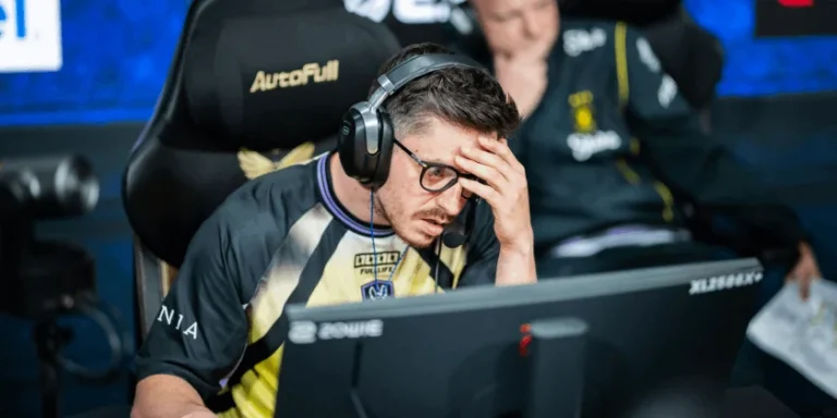 Joueur de Team Vitality après l’élimination contre Team Liquid au BLAST Bounty 2026