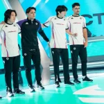 Les joueurs de Shifters sur la scène du LEC Summer 2026