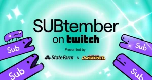 Visuel officiel Twitch pour SUBtember 2026