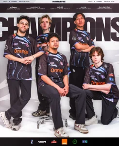 Les cinq joueurs VALORANT de la Karmine Corp, champions du VCT EMEA Stage 2 2026