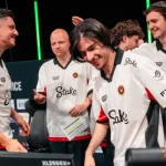 Les joueurs de Team Vitality sur scène pendant l’ESL Pro League Season 24