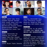 Liste officielle des co-streamers des Worlds 2026, avec Kameto, Skyyart, Trayton et Zaboutine pour le français
