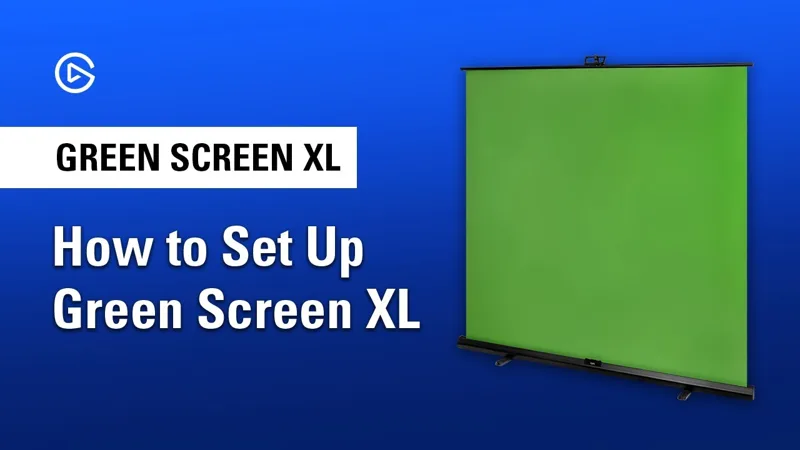 Elgato Green Screen Xl Extra Large Streaming