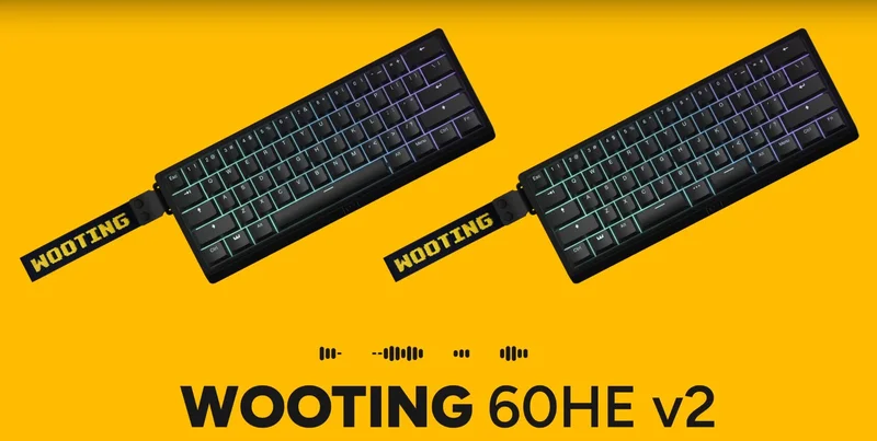 Wooting 60he Plus Clavier 60 Rapid Trigger
